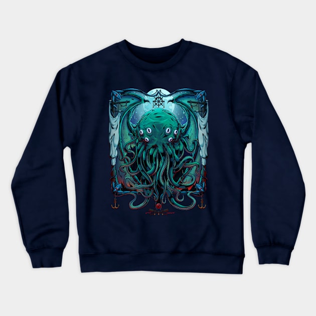 Cthulhu Crewneck Sweatshirt by Max58